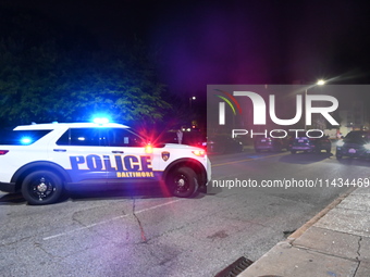 A 42-year-old male is being shot and killed in Baltimore, Maryland, United States, on July 25, 2024. On Thursday evening at around 9:07 p.m....