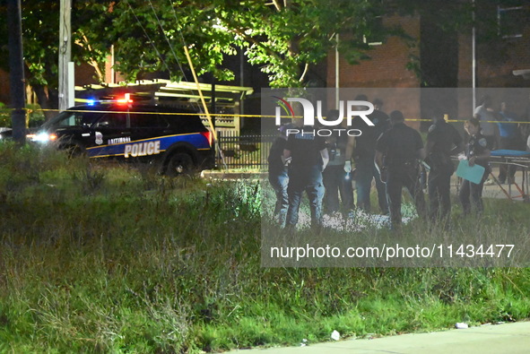 A 42-year-old male is being shot and killed in Baltimore, Maryland, United States, on July 25, 2024. On Thursday evening at around 9:07 p.m....