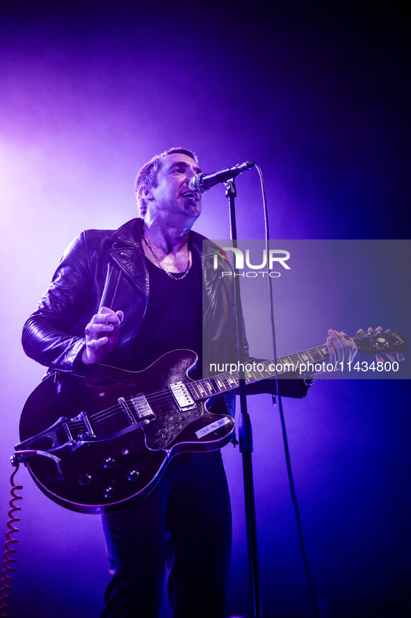 Miles Kane is performing at Santeria Toscana 31 in Milan, Italy, on April 10, 2024. 