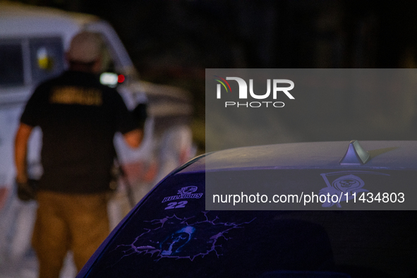 A man is being shot and killed inside a vehicle in Ciudad Juarez, Chihuahua, Mexico, around midnight, when the victim is driving on Del Tars...