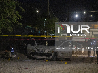 A man is being shot and killed inside a vehicle in Ciudad Juarez, Chihuahua, Mexico, around midnight, when the victim is driving on Del Tars...