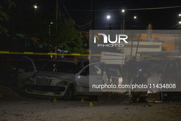 A man is being shot and killed inside a vehicle in Ciudad Juarez, Chihuahua, Mexico, around midnight, when the victim is driving on Del Tars...