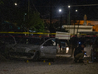 A man is being shot and killed inside a vehicle in Ciudad Juarez, Chihuahua, Mexico, around midnight, when the victim is driving on Del Tars...