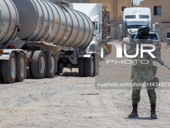 Members of the National Guard and the Army are arresting a man allegedly involved in gasoline trafficking in Ciudad Juarez, Chihuahua. A day...