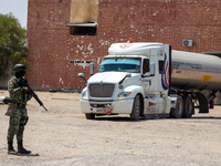 Members of the National Guard and the Army are arresting a man allegedly involved in gasoline trafficking in Ciudad Juarez, Chihuahua. A day...