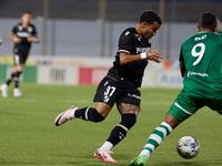 Kaio Cesar of Vitoria SC is in action during the UEFA Europa Conference League, Second Qualifying Round, 1st Leg soccer match between Floria...