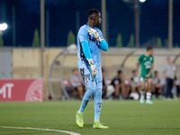 Bruno Varela, goalkeeper and captain of Vitoria SC, is playing during the UEFA Europa Conference League, Second Qualifying Round, 1st Leg so...