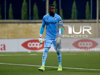 Bruno Varela, goalkeeper and captain of Vitoria SC, is playing during the UEFA Europa Conference League, Second Qualifying Round, 1st Leg so...