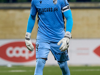 Bruno Varela, goalkeeper and captain of Vitoria SC, is playing during the UEFA Europa Conference League, Second Qualifying Round, 1st Leg so...