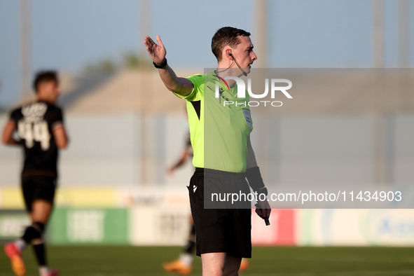 UEFA is appointing match referee Ben Mcmaster, who is in action during the UEFA Europa Conference League, Second Qualifying Round, 1st Leg s...