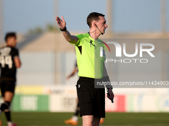 UEFA is appointing match referee Ben Mcmaster, who is in action during the UEFA Europa Conference League, Second Qualifying Round, 1st Leg s...