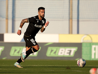 Tiago Silva of Vitoria SC is playing during the UEFA Europa Conference League, Second Qualifying Round, 1st Leg soccer match between Florian...