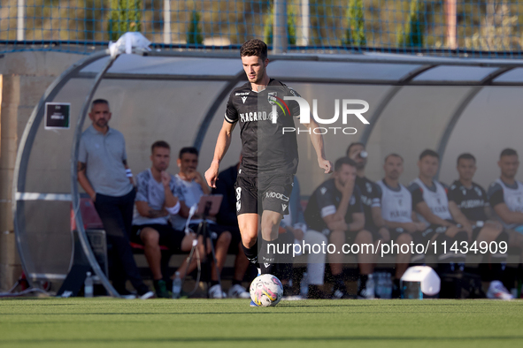 Tomas Handel of Vitoria SC is playing during the UEFA Europa Conference League, Second Qualifying Round, 1st Leg soccer match between Floria...