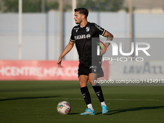 Nuno Santos of Vitoria SC is in action during the UEFA Europa Conference League, Second Qualifying Round, 1st Leg soccer match between Flori...