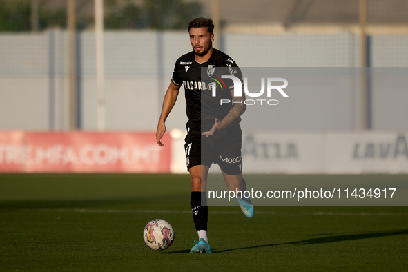 Nuno Santos of Vitoria SC is in action during the UEFA Europa Conference League, Second Qualifying Round, 1st Leg soccer match between Flori...