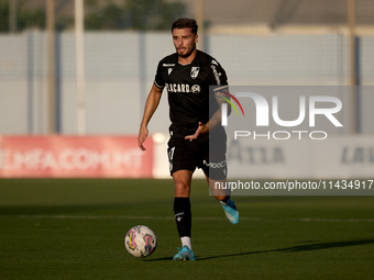 Nuno Santos of Vitoria SC is in action during the UEFA Europa Conference League, Second Qualifying Round, 1st Leg soccer match between Flori...