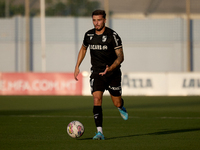 Nuno Santos of Vitoria SC is in action during the UEFA Europa Conference League, Second Qualifying Round, 1st Leg soccer match between Flori...