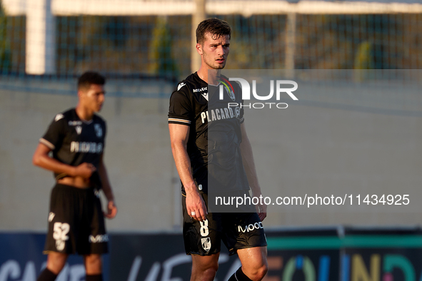 Tomas Handel of Vitoria SC is playing during the UEFA Europa Conference League, Second Qualifying Round, 1st Leg soccer match between Floria...