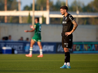 Nuno Santos of Vitoria SC is playing during the UEFA Europa Conference League, Second Qualifying Round, 1st Leg soccer match between Florian...