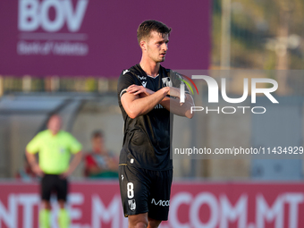 Tomas Handel of Vitoria SC is playing during the UEFA Europa Conference League, Second Qualifying Round, 1st Leg soccer match between Floria...