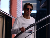 George Russell of Mercedes-AMG Petronas is arriving in the paddock after the race of the Belgian GP, the 14th race of the Formula 1 World Ch...