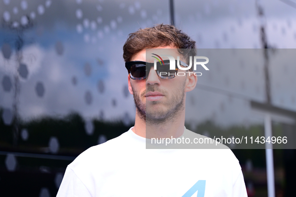 Pierre Gasly of Alpine F1 Team is arriving in the paddock after the race of the Belgian GP, the 14th race of the Formula 1 World Championshi...