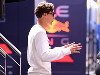 George Russell of Mercedes-AMG Petronas is arriving in the paddock after the race of the Belgian GP, the 14th race of the Formula 1 World Ch...