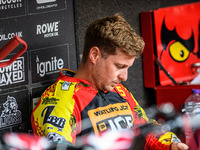 Leicester Lions' Ryan Douglas is participating in the Rowe Motor Oil Premiership match between Leicester Lions and Belle Vue Aces at the Pid...