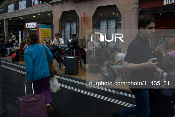 High-speed trains around France are suffering sabotage that is heavily disrupting traffic during the day of the Olympic Games opening ceremo...