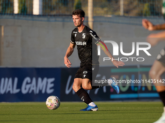 Tomas Handel of Vitoria SC is playing during the UEFA Europa Conference League, Second Qualifying Round, 1st Leg soccer match between Floria...