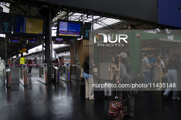 High-speed trains around France are suffering sabotage that is heavily disrupting traffic during the day of the Olympic Games opening ceremo...