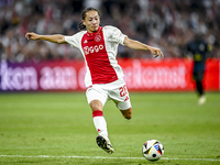 Ajax player Kian Fitz-Jim is playing during the match Ajax vs. Vojvodina at the Johan Cruijff ArenA for the UEFA Europa League Second qualif...