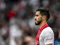 Ajax player Josip Sutalo is playing during the match Ajax vs. Vojvodina at the Johan Cruijff ArenA for the UEFA Europa League Second qualify...