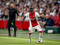 Ajax player Carlos Forbs is playing during the match Ajax vs. Vojvodina at the Johan Cruijff ArenA for the UEFA Europa League Second qualify...