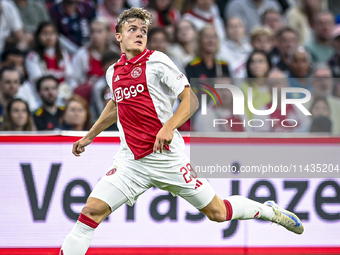 Ajax player Christian Rasmussen is playing during the match Ajax vs. Vojvodina at the Johan Cruijff ArenA for the UEFA Europa League Second...