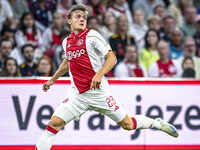 Ajax player Christian Rasmussen is playing during the match Ajax vs. Vojvodina at the Johan Cruijff ArenA for the UEFA Europa League Second...