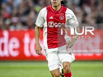 Ajax player Kian Fitz-Jim is playing during the match Ajax vs. Vojvodina at the Johan Cruijff ArenA for the UEFA Europa League Second qualif...