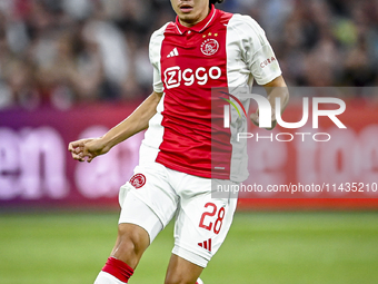 Ajax player Kian Fitz-Jim is playing during the match Ajax vs. Vojvodina at the Johan Cruijff ArenA for the UEFA Europa League Second qualif...