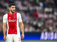 Ajax player Josip Sutalo is playing during the match Ajax vs. Vojvodina at the Johan Cruijff ArenA for the UEFA Europa League Second qualify...