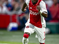 Ajax player Carlos Forbs is playing during the match Ajax vs. Vojvodina at the Johan Cruijff ArenA for the UEFA Europa League Second qualify...