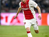 Ajax player Kenneth Taylor is playing during the match Ajax vs. Vojvodina at the Johan Cruijff ArenA for the UEFA Europa League Second quali...