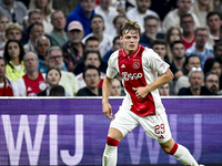 Ajax player Christian Rasmussen is playing during the match Ajax vs. Vojvodina at the Johan Cruijff ArenA for the UEFA Europa League Second...