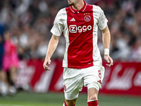 Ajax player Kenneth Taylor is playing during the match Ajax vs. Vojvodina at the Johan Cruijff ArenA for the UEFA Europa League Second quali...