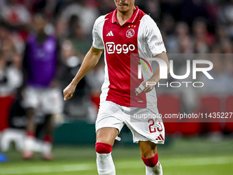 Ajax player Steven Berghuis is playing during the match Ajax vs. Vojvodina at the Johan Cruijff ArenA for the UEFA Europa League Second qual...