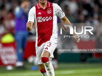 Ajax player Steven Berghuis is playing during the match Ajax vs. Vojvodina at the Johan Cruijff ArenA for the UEFA Europa League Second qual...