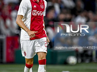 Ajax player Steven Berghuis is playing during the match Ajax vs. Vojvodina at the Johan Cruijff ArenA for the UEFA Europa League Second qual...