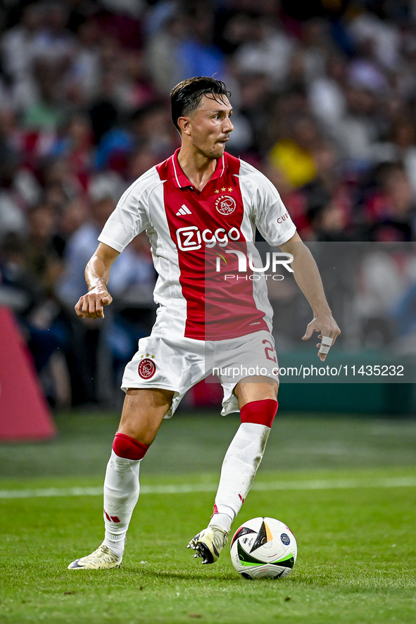 Ajax player Steven Berghuis is playing during the match Ajax vs. Vojvodina at the Johan Cruijff ArenA for the UEFA Europa League Second qual...