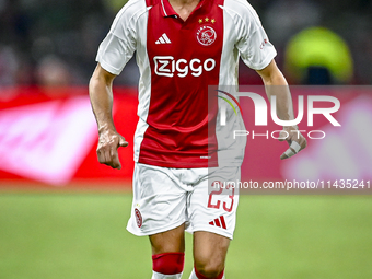 Ajax player Steven Berghuis is playing during the match Ajax vs. Vojvodina at the Johan Cruijff ArenA for the UEFA Europa League Second qual...