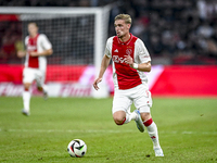 Ajax player Kenneth Taylor is playing during the match Ajax vs. Vojvodina at the Johan Cruijff ArenA for the UEFA Europa League Second quali...