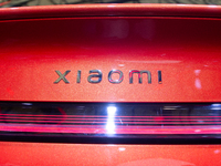 A Xiaomi Car is being seen at the Snapdragon semiconductor booth during the Chinajoy games fair in Shanghai, China, on July 26, 2024. (